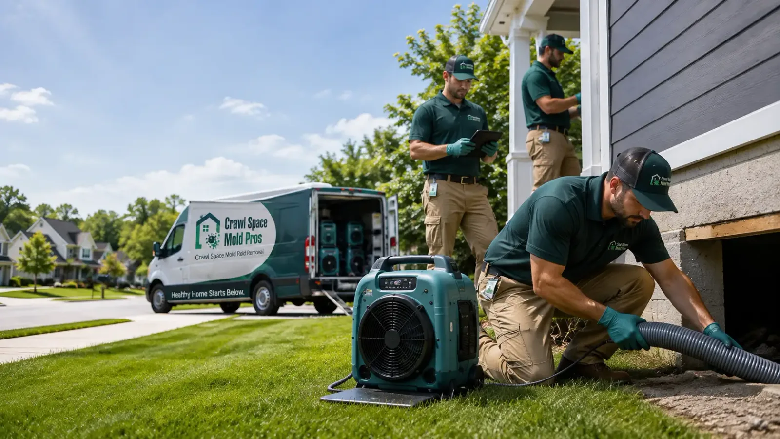 Crawl Space Mold Removal in Mendon, IL